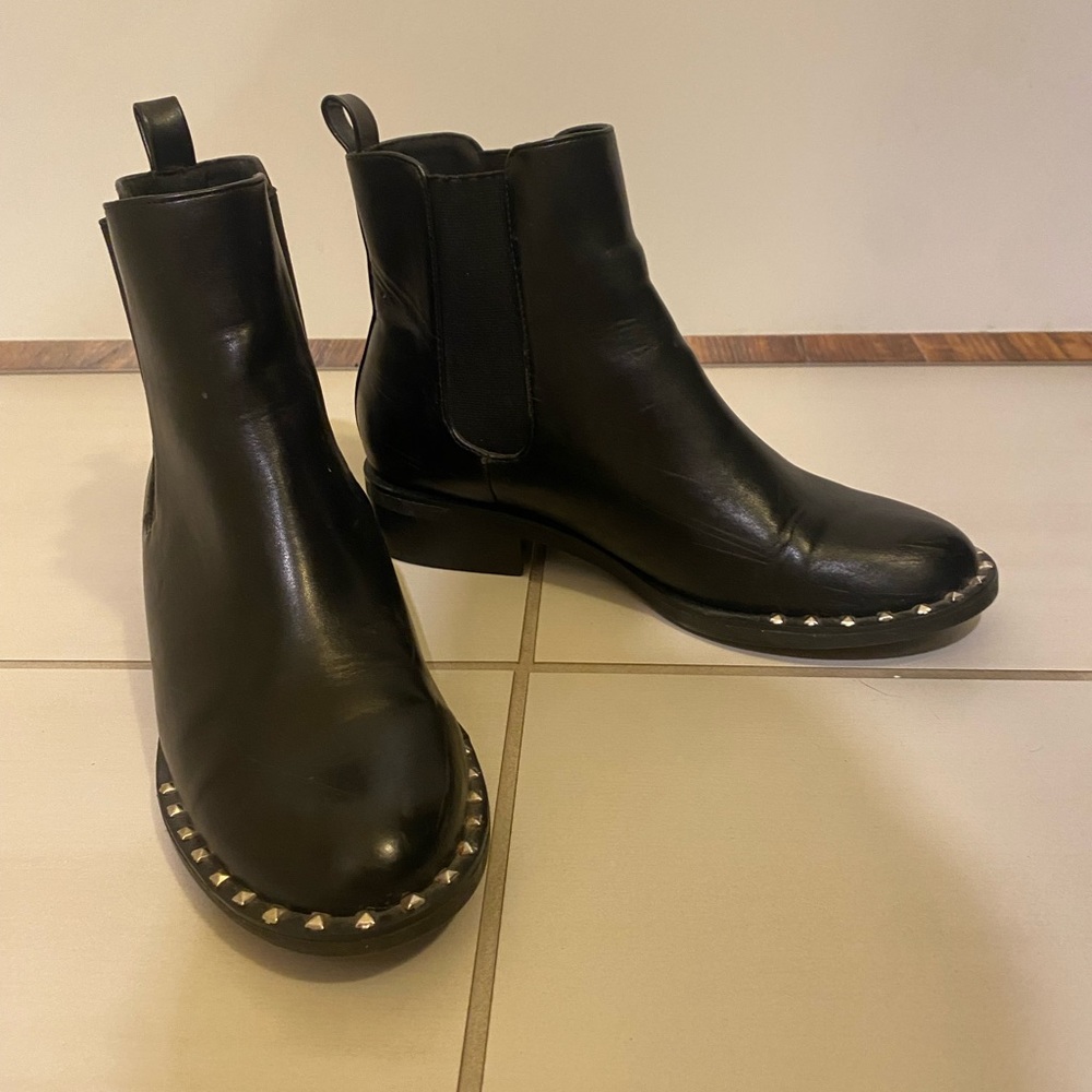 RAID Studded Black Booties